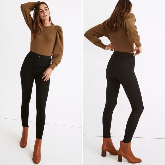 NEW Madewell 11" High-Rise Roadtripper Supersoft Skinny Jeans: Stirrup, 27‎ - Picture 1 of 16